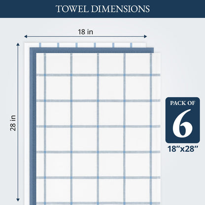 Dish Towels for Kitchen 100% Cotton Tightly Woven - Olive