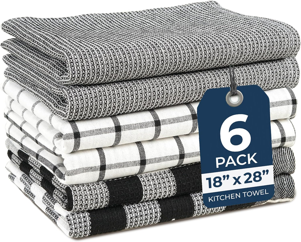 Dish Towels for Kitchen 100% Cotton Tightly Woven - Olive