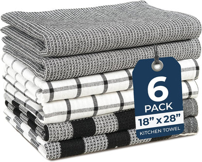 Dish Towels for Kitchen 100% Cotton Tightly Woven - Olive