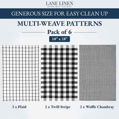 Dish Towels for Kitchen 100% Cotton Tightly Woven - Olive