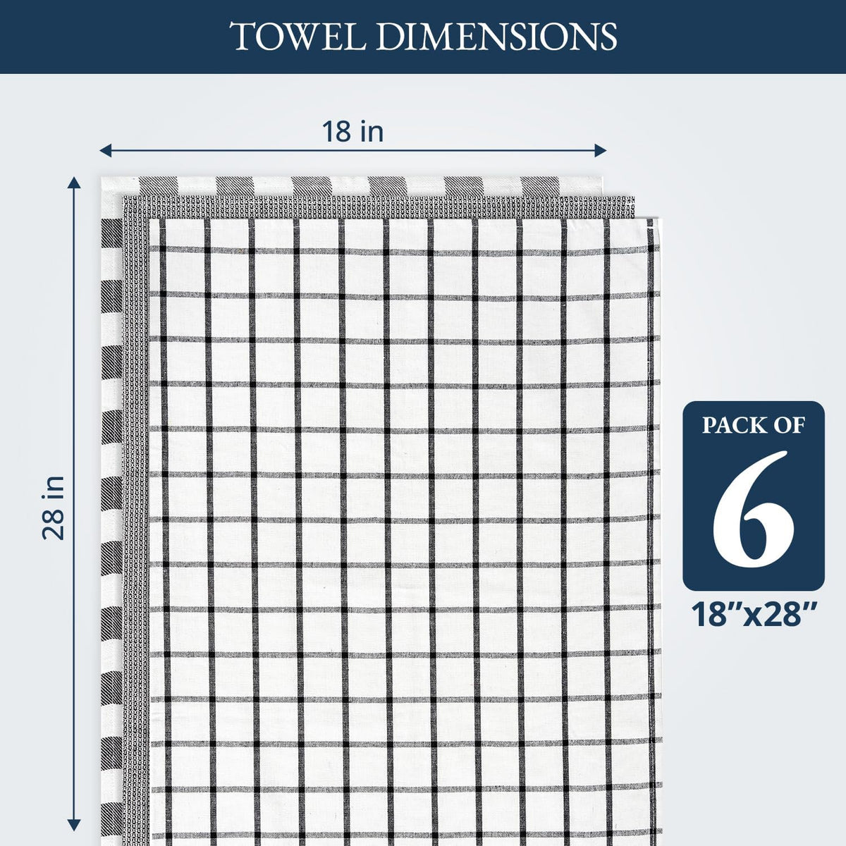 Dish Towels for Kitchen 100% Cotton Tightly Woven - Olive