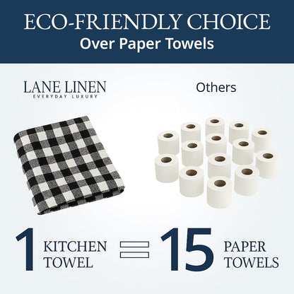 Dish Towels for Kitchen 100% Cotton Tightly Woven - Olive