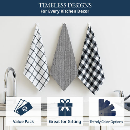 Dish Towels for Kitchen 100% Cotton Tightly Woven - Olive