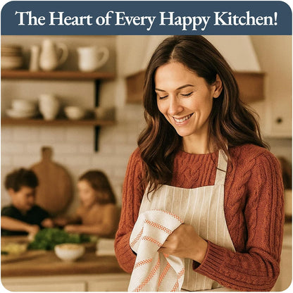 Dish Towels for Kitchen 100% Cotton Tightly Woven - Olive