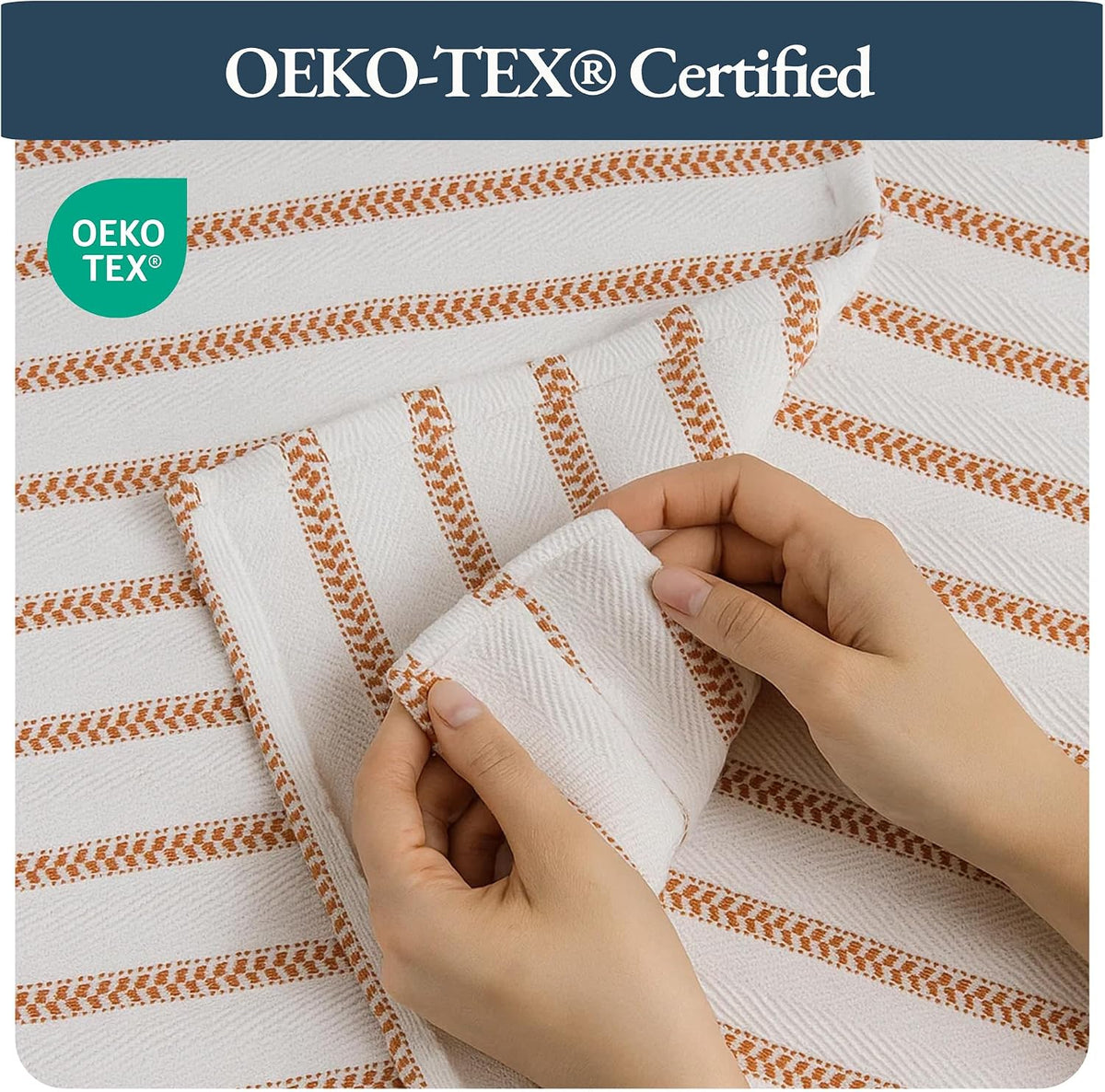 Dish Towels for Kitchen 100% Cotton Tightly Woven - Olive