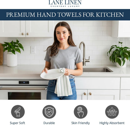 Dish Towels for Kitchen 100% Cotton Tightly Woven - Olive