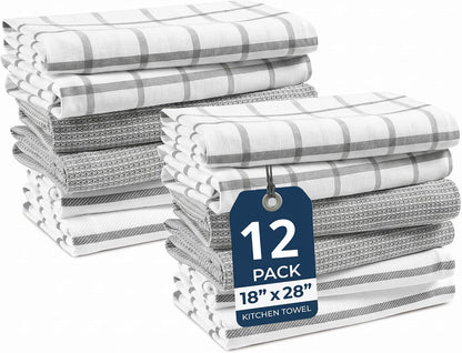 Dish Towels for Kitchen 100% Cotton Tightly Woven - Olive