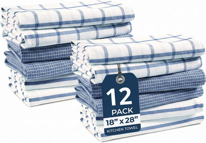 Dish Towels for Kitchen 100% Cotton Tightly Woven - Olive