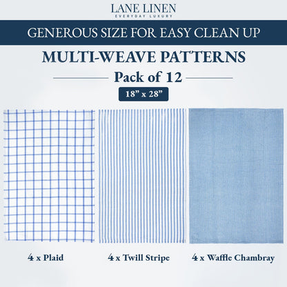 Dish Towels for Kitchen 100% Cotton Tightly Woven - Olive