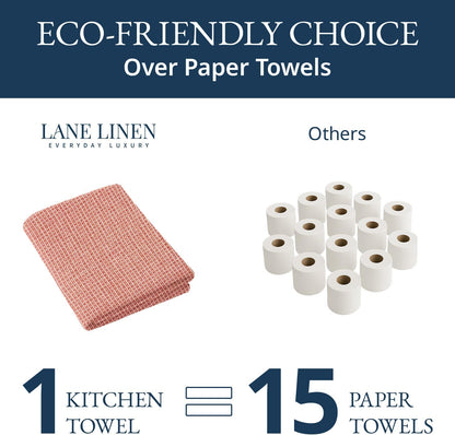 Dish Towels for Kitchen 100% Cotton Tightly Woven - Olive