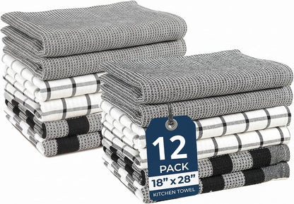 Dish Towels for Kitchen 100% Cotton Tightly Woven - Olive