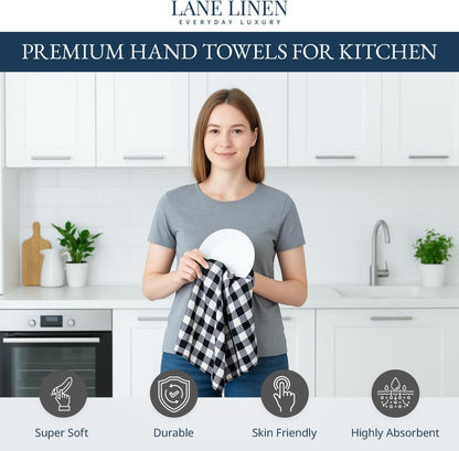 Dish Towels for Kitchen 100% Cotton Tightly Woven - Olive