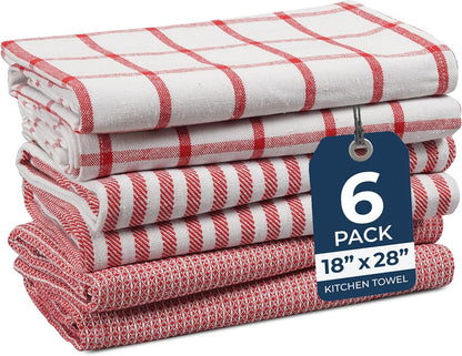 Dish Towels for Kitchen 100% Cotton Tightly Woven - Olive