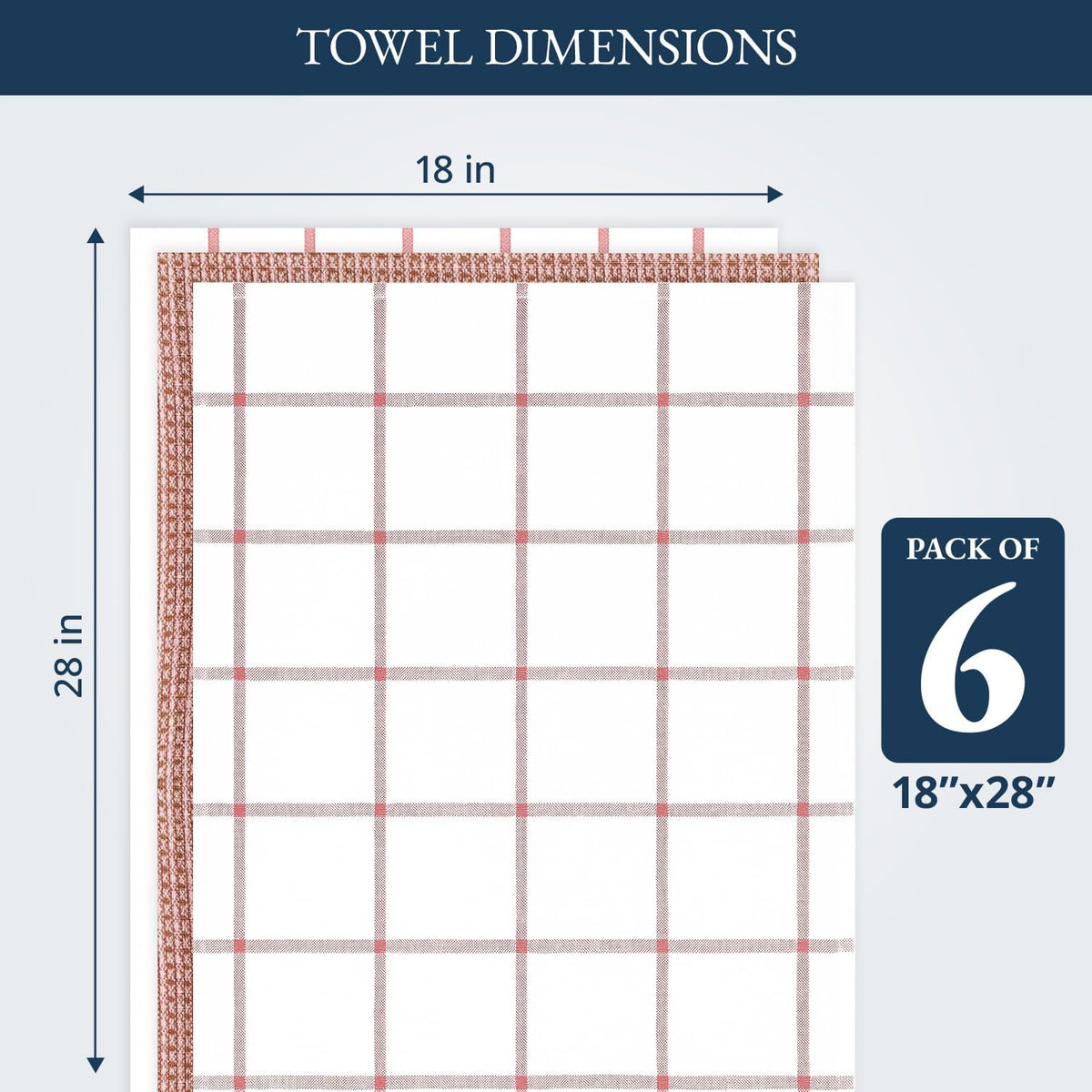 Dish Towels for Kitchen 100% Cotton Tightly Woven - Olive