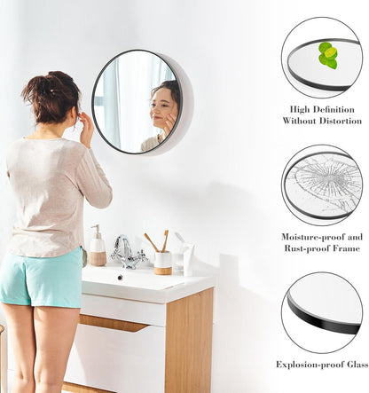 36"x48" Smart Anti-Fog LED Bathroom Mirror with Front Light & Backlit, 3 Color Modes, Dimmable, Memory Function, Wall-Mounted Modern Rectangular Vanity Mirror, White