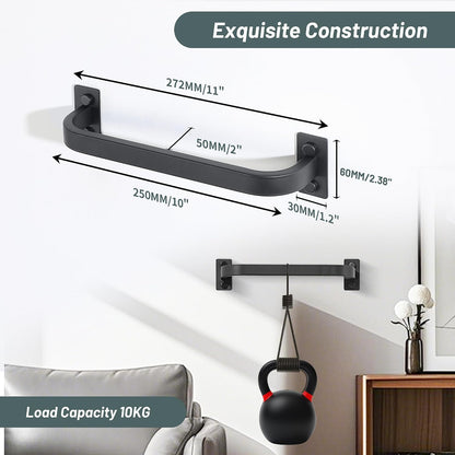 Bathroom Towel Bar, 10 inch Towel Racks, Matte Black