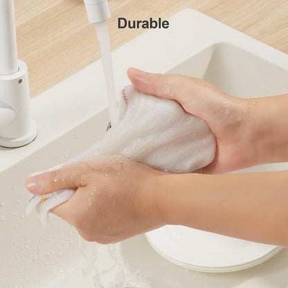 18 Pack Microfiber Cleaning Cloth, Kitchen Towels for Dish Drying Washing, Absorbent Streak Free Lint Free Rags for Cleaning, Reusable and Washable Towels - 10" x 10"