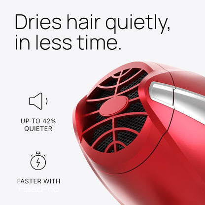 Professional Hair Dryer with 2 Concentrator Nozzles, 2000W, Black