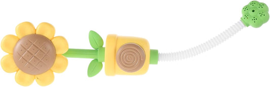 Bath Toys for Toddlers Sunflower Shower Head Bath Toy Newborn Friendly Soft Water Stream Easy to Clean