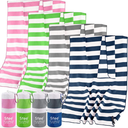 2 Pack Microfiber Travel Towel, Quick Dry Camping Towel Super Absorbent Compact Lightweight Sports Gym Towels Set for Gym, Hiking, Pool, Backpacking, Bath, Yoga