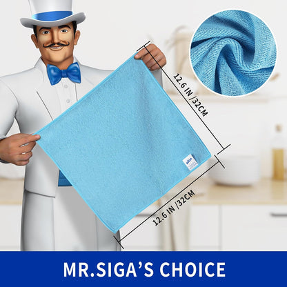 Microfiber Cleaning Cloths, Streak Free Microfiber Towels, 12 Pack