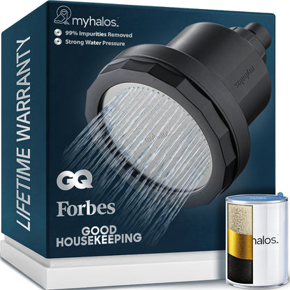 ® Filtered Shower Head, Shower Head Filter for Hard Water (Chrome)