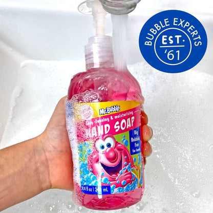 Kids Moisturizing Hand Soap, Gentle Sensitive Skin Formula Enriched with Nourishing Aloe Vera - Original Bubble Scent (Pack of 3 Bottles, 8.4 Fl Oz Each)