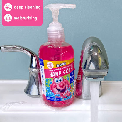 Kids Moisturizing Hand Soap, Gentle Sensitive Skin Formula Enriched with Nourishing Aloe Vera - Original Bubble Scent (Pack of 3 Bottles, 8.4 Fl Oz Each)