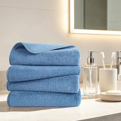 330 GSM Poly Blend Microfiber Quick Dry Hand Towel, 16x30 in