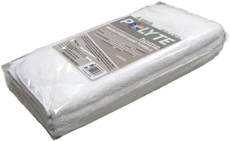 330 GSM Poly Blend Microfiber Quick Dry Hand Towel, 16x30 in