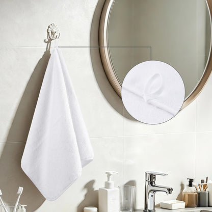 330 GSM Poly Blend Microfiber Quick Dry Hand Towel, 16x30 in