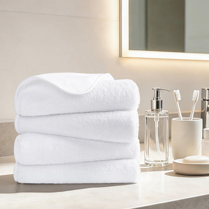 330 GSM Poly Blend Microfiber Quick Dry Hand Towel, 16x30 in