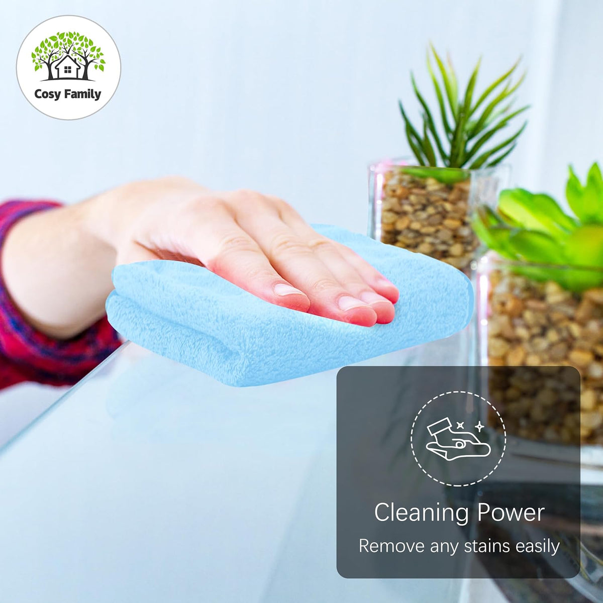 Ultra Soft Microfiber Absorbent Hand Towel, Silk Hemming Towels for Bathroom - Quick Drying - Perfect for Bath, Fitness, Gym, Shower, Hotel, and Spa - 16x28 Inch, Warm Color