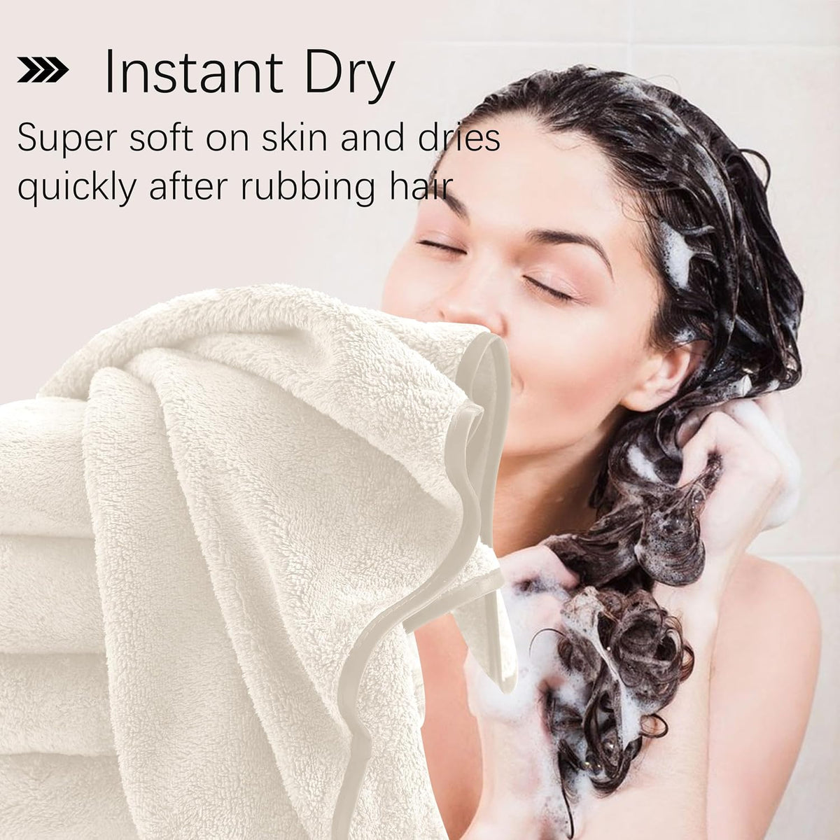 Ultra Soft Microfiber Absorbent Hand Towel, Silk Hemming Towels for Bathroom - Quick Drying - Perfect for Bath, Fitness, Gym, Shower, Hotel, and Spa - 16x28 Inch, Warm Color