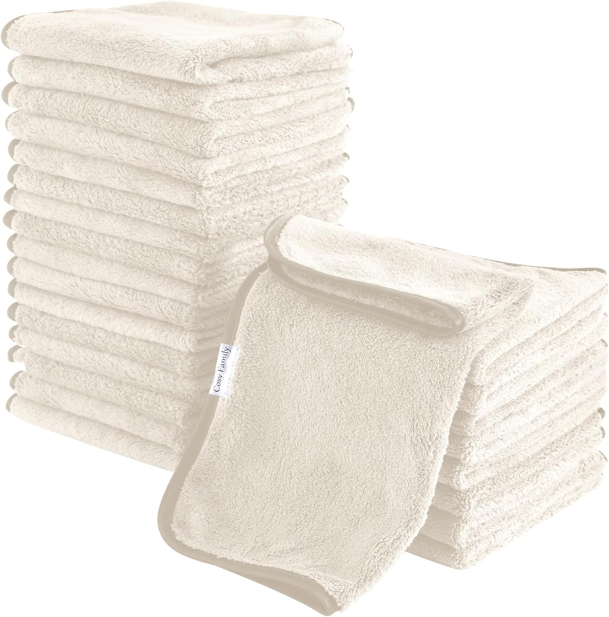 Ultra Soft Microfiber Absorbent Hand Towel, Silk Hemming Towels for Bathroom - Quick Drying - Perfect for Bath, Fitness, Gym, Shower, Hotel, and Spa - 16x28 Inch, Warm Color