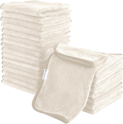 Ultra Soft Microfiber Absorbent Hand Towel, Silk Hemming Towels for Bathroom - Quick Drying - Perfect for Bath, Fitness, Gym, Shower, Hotel, and Spa - 16x28 Inch, Warm Color