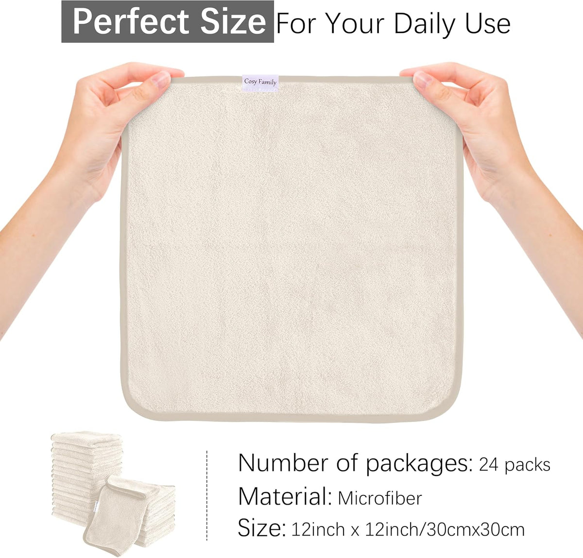 Ultra Soft Microfiber Absorbent Hand Towel, Silk Hemming Towels for Bathroom - Quick Drying - Perfect for Bath, Fitness, Gym, Shower, Hotel, and Spa - 16x28 Inch, Warm Color