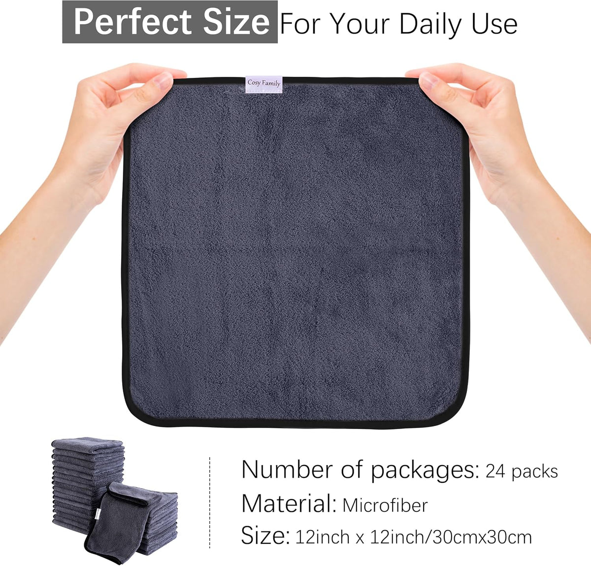 Ultra Soft Microfiber Absorbent Hand Towel, Silk Hemming Towels for Bathroom - Quick Drying - Perfect for Bath, Fitness, Gym, Shower, Hotel, and Spa - 16x28 Inch, Warm Color