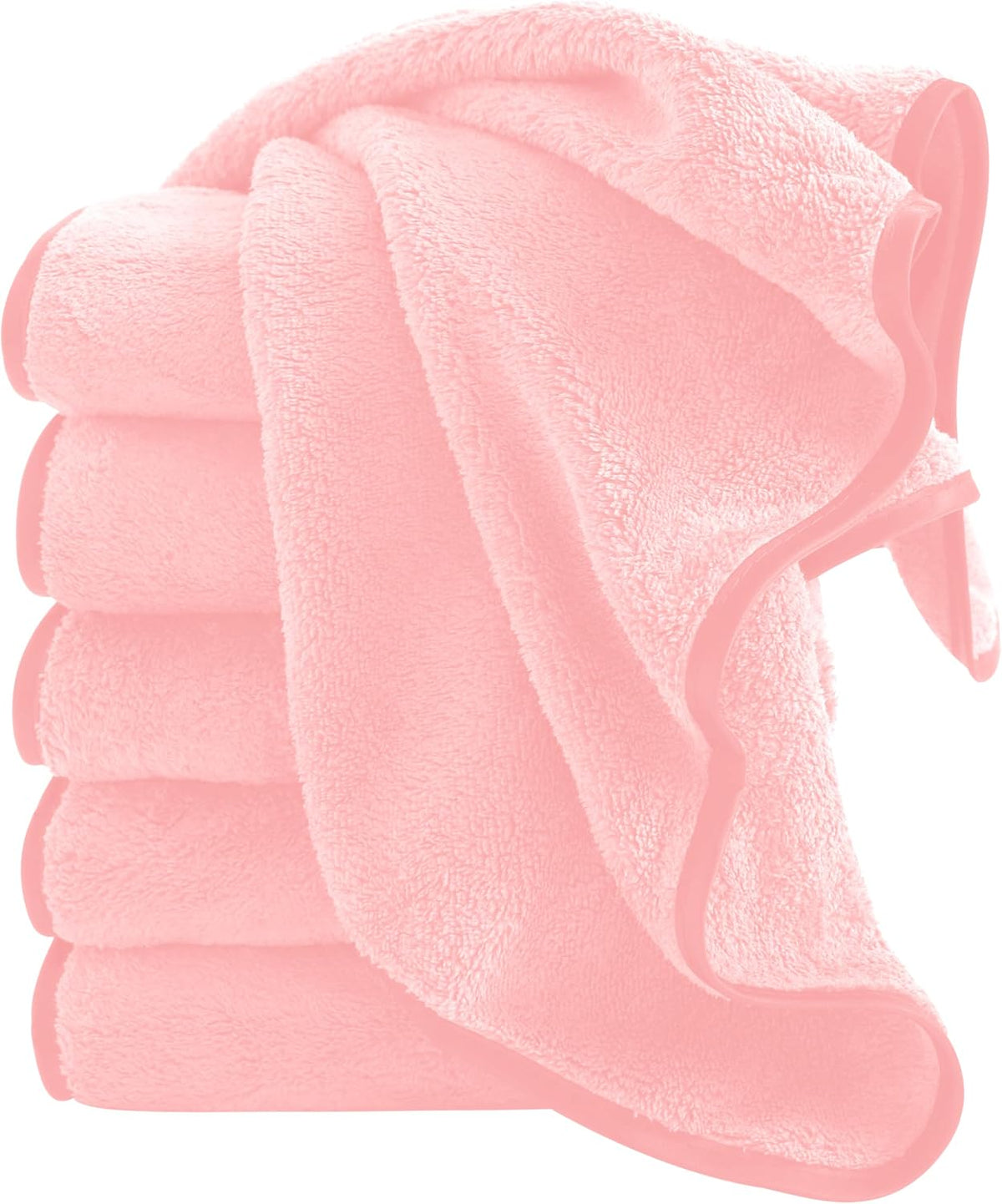 Ultra Soft Microfiber Absorbent Hand Towel, Silk Hemming Towels for Bathroom - Quick Drying - Perfect for Bath, Fitness, Gym, Shower, Hotel, and Spa - 16x28 Inch, Warm Color