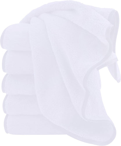 Ultra Soft Microfiber Absorbent Hand Towel, Silk Hemming Towels for Bathroom - Quick Drying - Perfect for Bath, Fitness, Gym, Shower, Hotel, and Spa - 16x28 Inch, Warm Color
