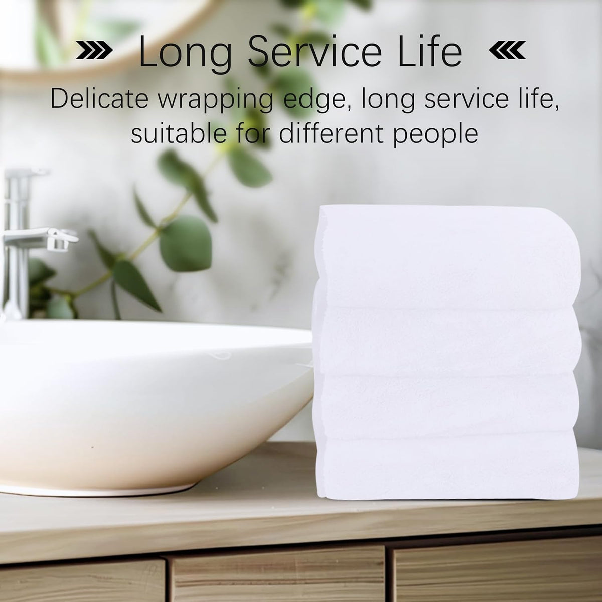 Ultra Soft Microfiber Absorbent Hand Towel, Silk Hemming Towels for Bathroom - Quick Drying - Perfect for Bath, Fitness, Gym, Shower, Hotel, and Spa - 16x28 Inch, Warm Color