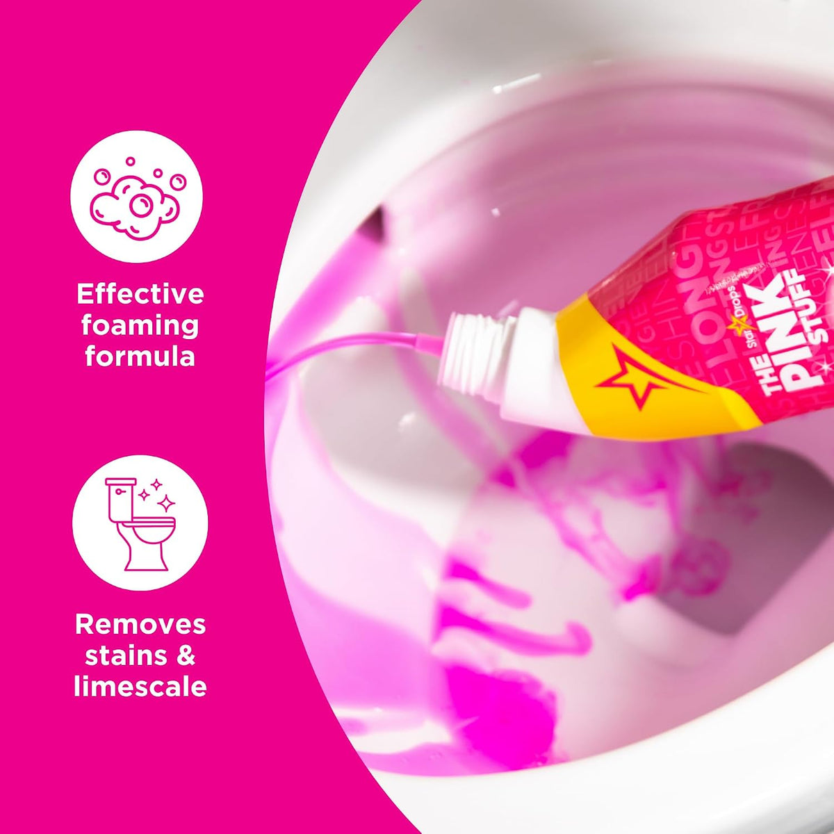 The Pink Stuff Miracle Toilet Gel Cleaner, 25 Fl Oz