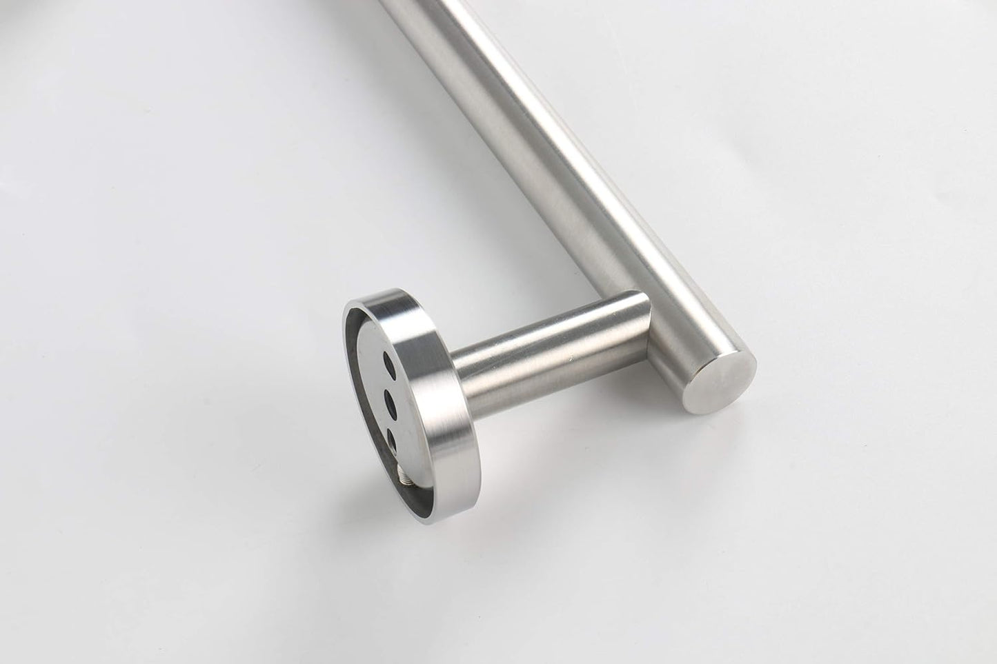 Bath Towel Bar - Thicken SUS304 Stainless Steel Bathroom Towel Holder, Towel Rod for Bathroom Heavy Duty Wall Mounted Towel Rack Hanger (16IN, Brushed Nickel)