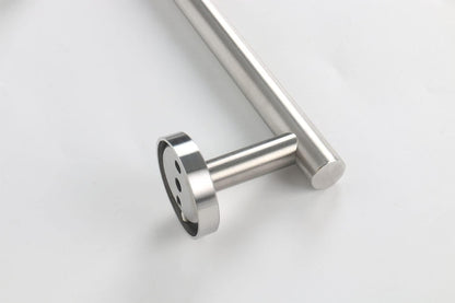 Bath Towel Bar - Thicken SUS304 Stainless Steel Bathroom Towel Holder, Towel Rod for Bathroom Heavy Duty Wall Mounted Towel Rack Hanger (16IN, Brushed Nickel)