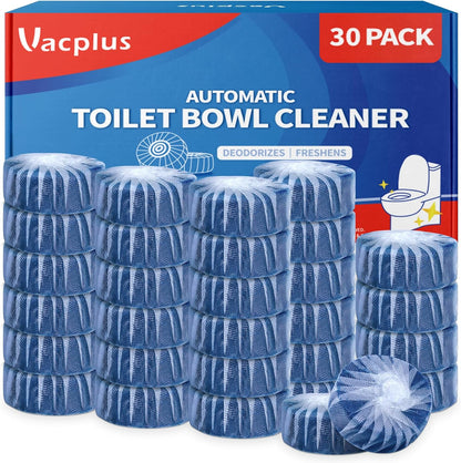 Toilet Bowl Cleaner Tablets, 30 Pack, Auto Cleaning, Long-Lasting