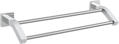 Double Towel Bar,24" Double Towel Racks for Bathroom,Polished Chrome