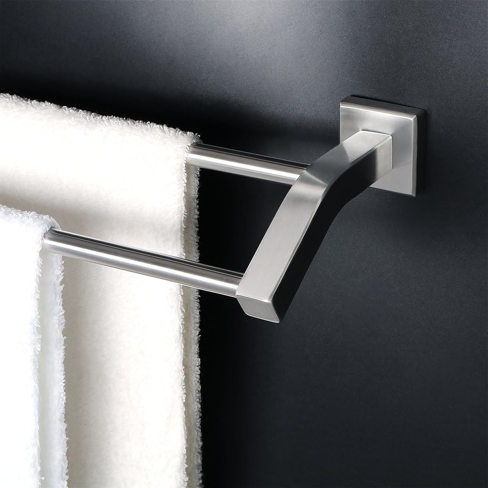 Double Towel Bar,24" Double Towel Racks for Bathroom,Polished Chrome