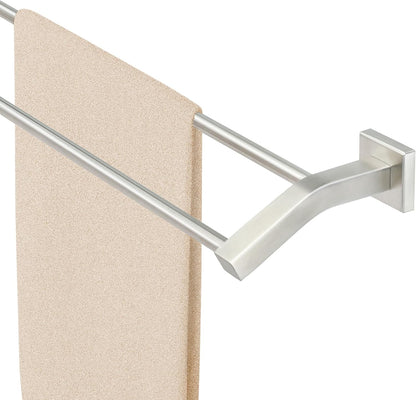 Double Towel Bar,24" Double Towel Racks for Bathroom,Polished Chrome