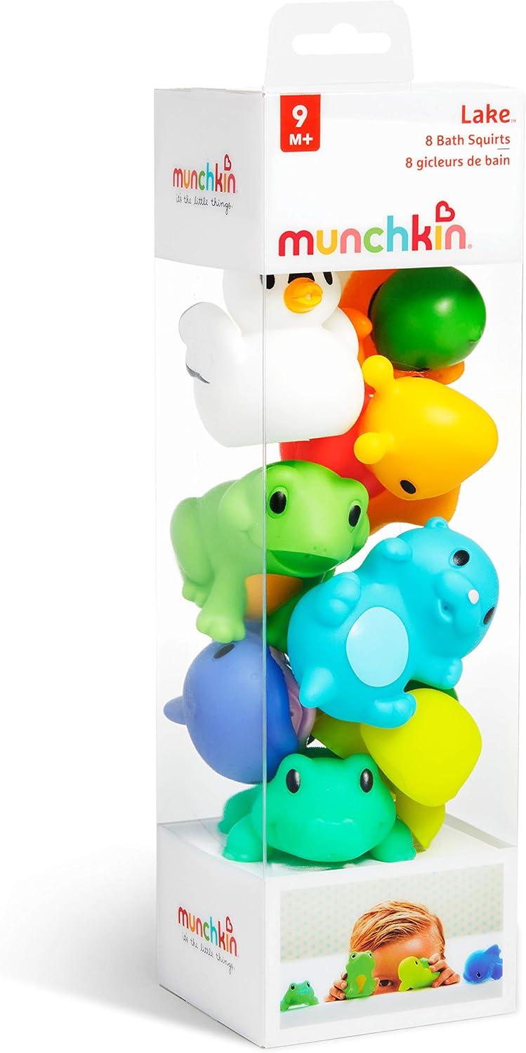 Ocean Sea Animal Squirt Bath Toys, 9+ Months, 8 Pack