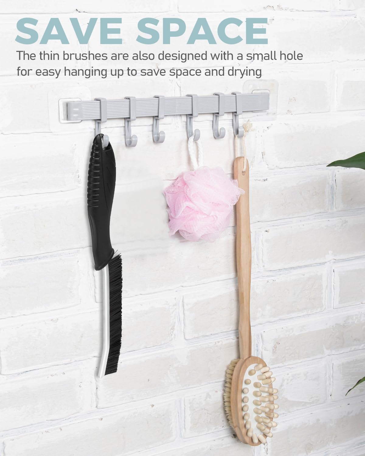 Crevice Cleaning Brush - Grout Scrub Brush, House Cleaning Supplies | Small Brushes for Cleaning, Hard Bristle Tile Grout Brush Gap Cleaning Tool for Household Use, Bathroom, Kitchen (3pcs)